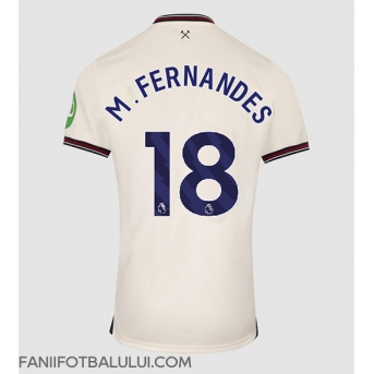 West Ham United Mateus Fernandes #18 Tricou Fotbal Replică 2025-26 Barbati Deplasare